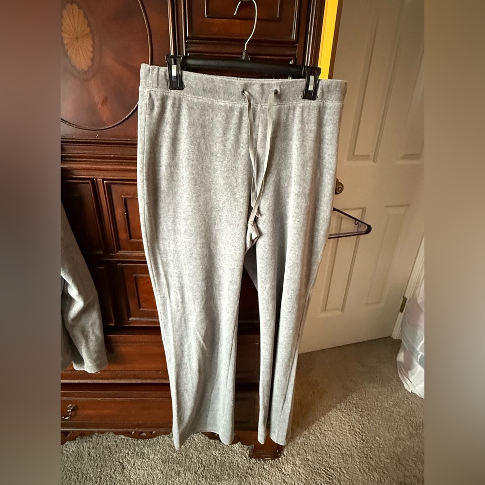 Women's  Gray Velour Pants by NY Jeans Size L